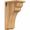 Ekena Millwork Yorktown Rough Sawn Corbel w/Backplate, Western Red Cedar, 8"W x 12"D x 20"H COR08X12X20YOR01RWR - alternate 1